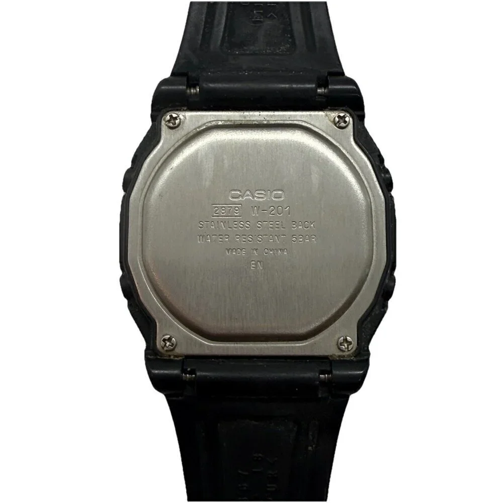 Casio Illuminator 2879 W-201 Digital Alarm Chronograph Dual Time Calendar Watch